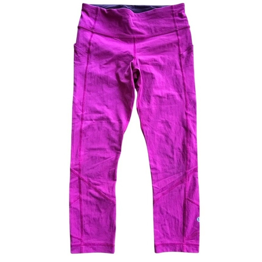 Lululemon Pace Rival Leggings High-Rise Magenta Size 6 - Picture 2 of 5
